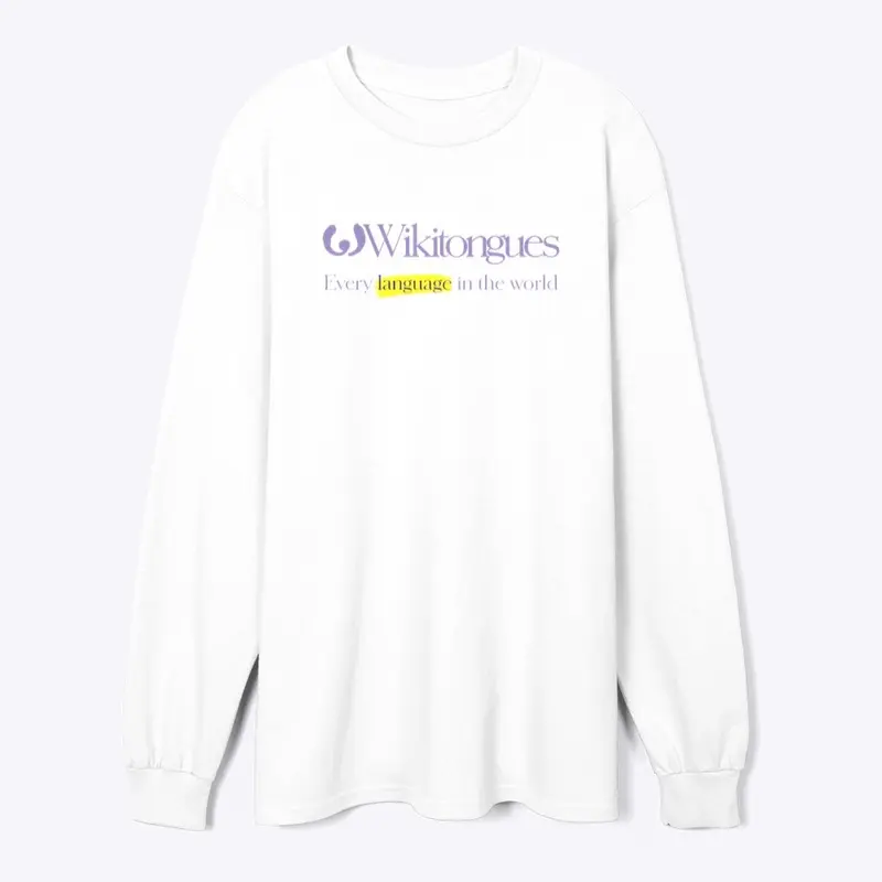 White Long Sleeve Tee