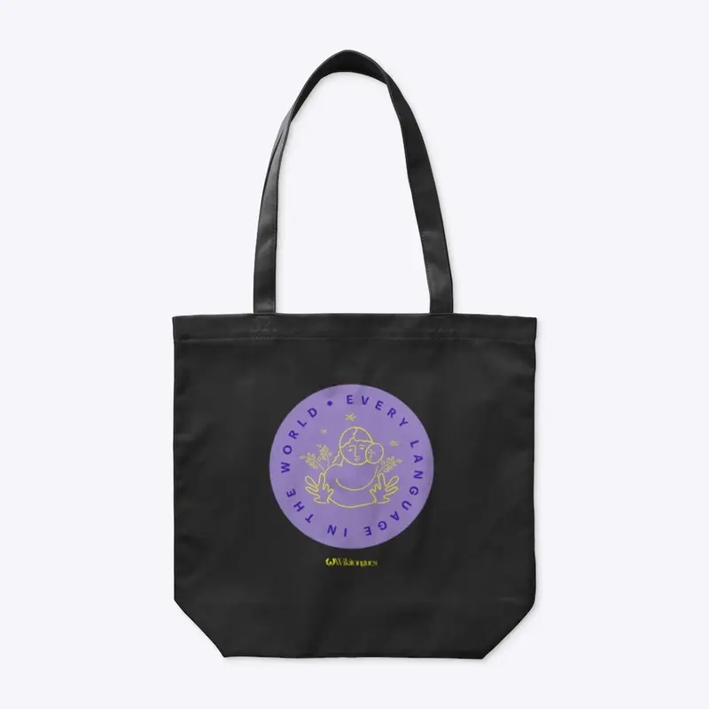 Organic Black Tote Bag